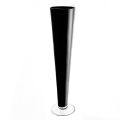 Glass Vases Tall Black Glass Trumpet Centerpiece Vase